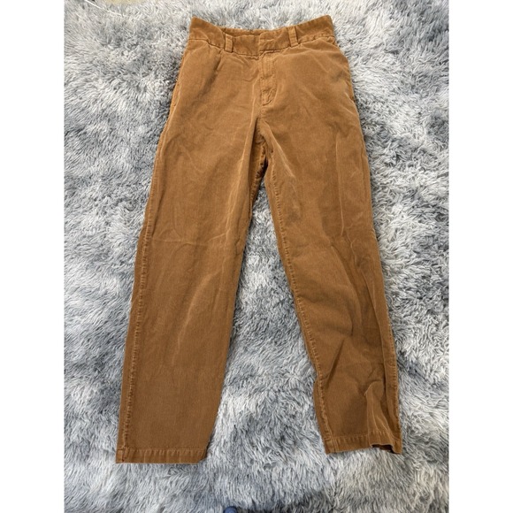 Olderbrother Corduroy Pants Unisex Tan Men Women Sm Distressed Hand Dye 28" - Picture 2 of 8
